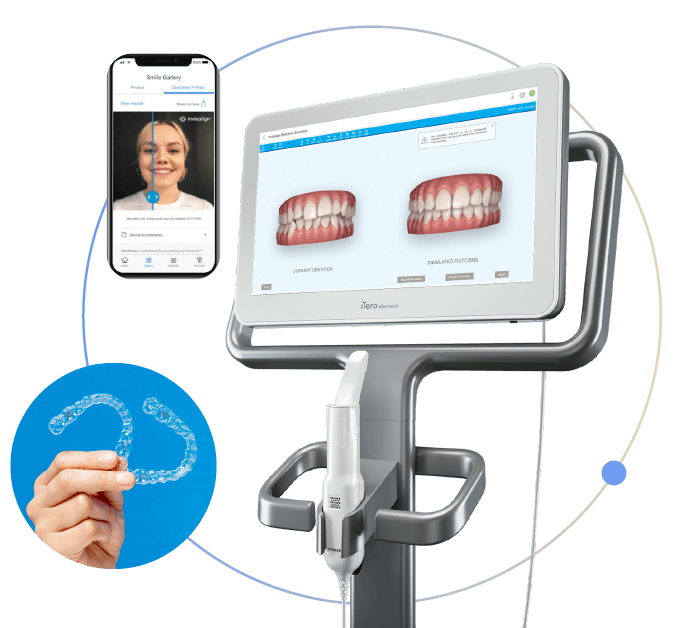 Digital Dentistry Equipment with Scanner and 3D Models
